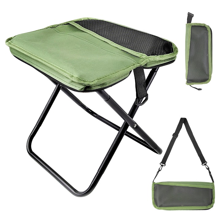Scaun pliabil camping gxwcyi, 600D Oxford, suport 120kg, usor si portabil