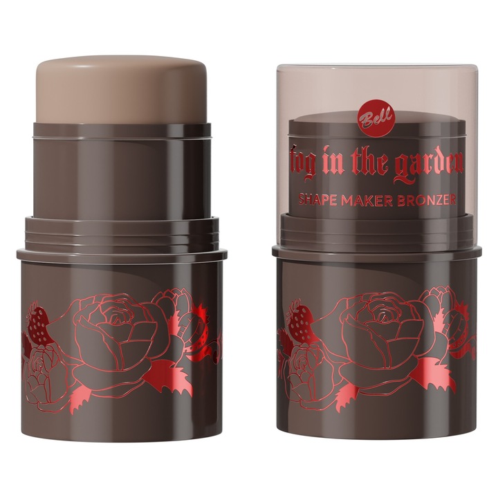 Bronzer stick Bell, 01 Tea Time 6,2g, formula vegana, culoare universala