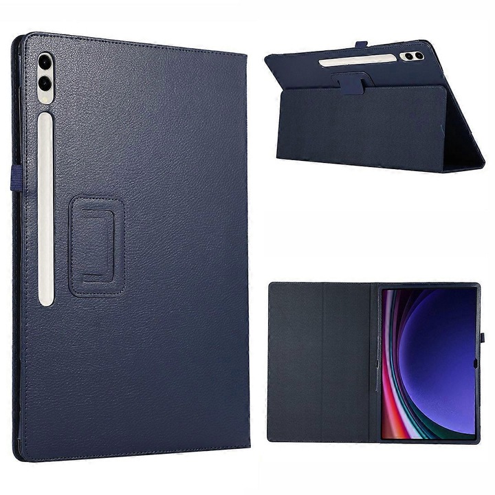 Bi-Fold tablettok, licsi textúra, zöld, Samsung Galaxy Tab S10 Ultra