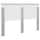 Tablie cap cu headboard vidaXL, Gri Sonoma 150 cm Lemn compozit