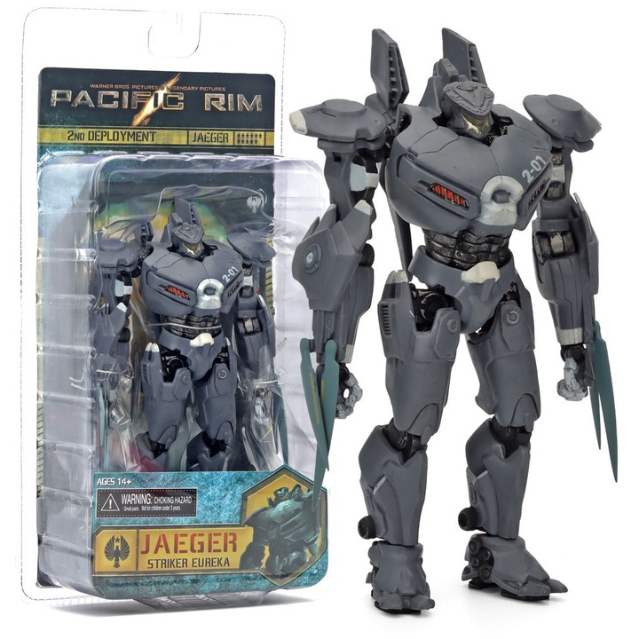 Striker Eureka figura, Pacific Rim, klasszikus dizájn, finom részletek, többszínű, 20x30cm