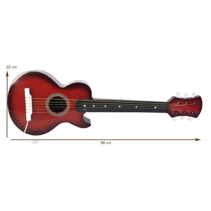Chitara TehnoFusion pentru copii, Maro
