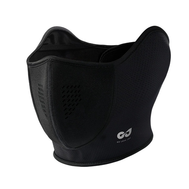 DKZ35 mágneses arcmaszk, hővédelem, fekete, síeléshez és kerékpározáshoz