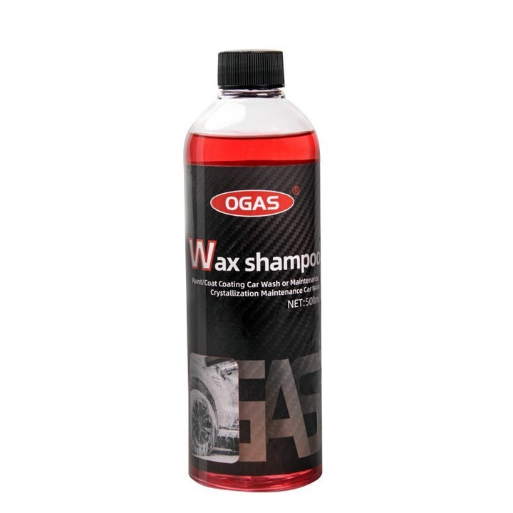 Autómosó folyadék 500ML, magas habzású, festék szennyeződés eltávolító, hidrofób védelem, minden autó színhez