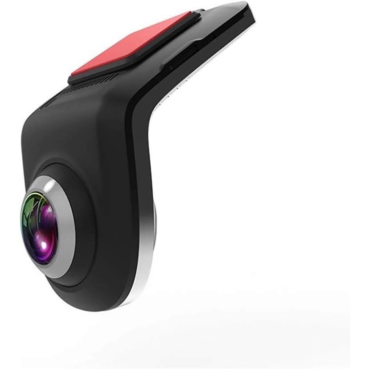 Camera auto DVR, 12MP, 140° unghi larg, 55x100x20mm, suport 32G, set de functii ADAS