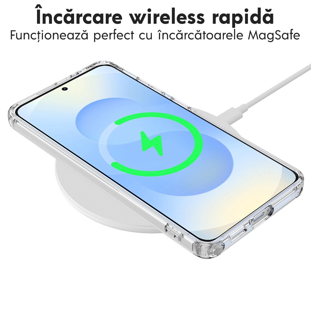 Husa pentru Samsung Galaxy S26 Ultra Daden MagSafe Pro, Incarcare wireless, Protectie ridicata, Transparenta