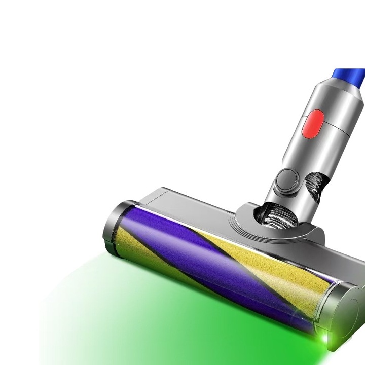 Perie de podea pentru aspirator, perie rotativa din catifea moale, detectare praf, set