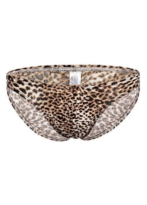 Szexi férfi alsónadrág, Poliészter, Barna