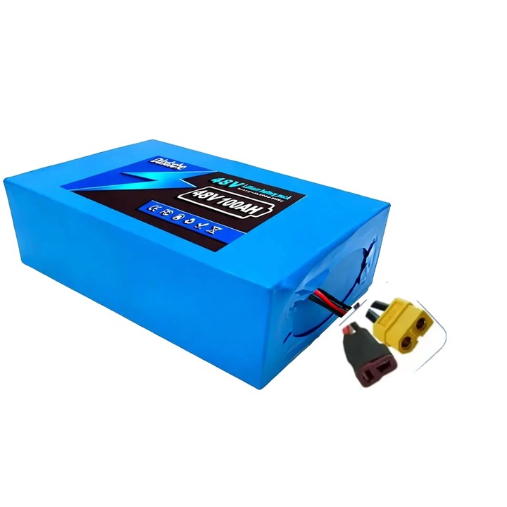 Acumulator baterii litiu, 100AH, design usor, 240x160x70mm