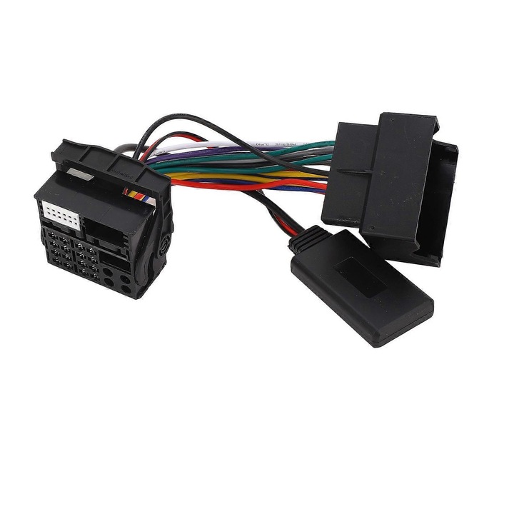 Cablu Aux Bluetooth 16 pini pentru Mercedes, compatibil cu W169, W203, Bluetooth 5.0, material ABS, rezistent la temperaturi ridicate