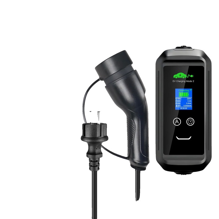 Incarcator EV, 3.6KW, control prin aplicatie, design rezistent la intemperii, 5m