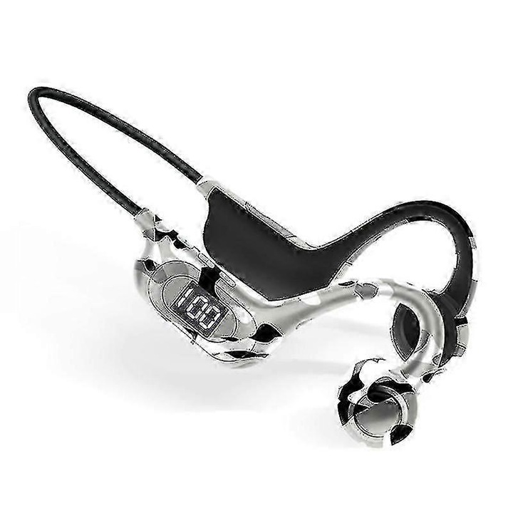 Vezeték nélküli fejhallgató, AKZ-G9 modell, vízálló, Bluetooth 5.3, sztereó hangzás, katonai zöld