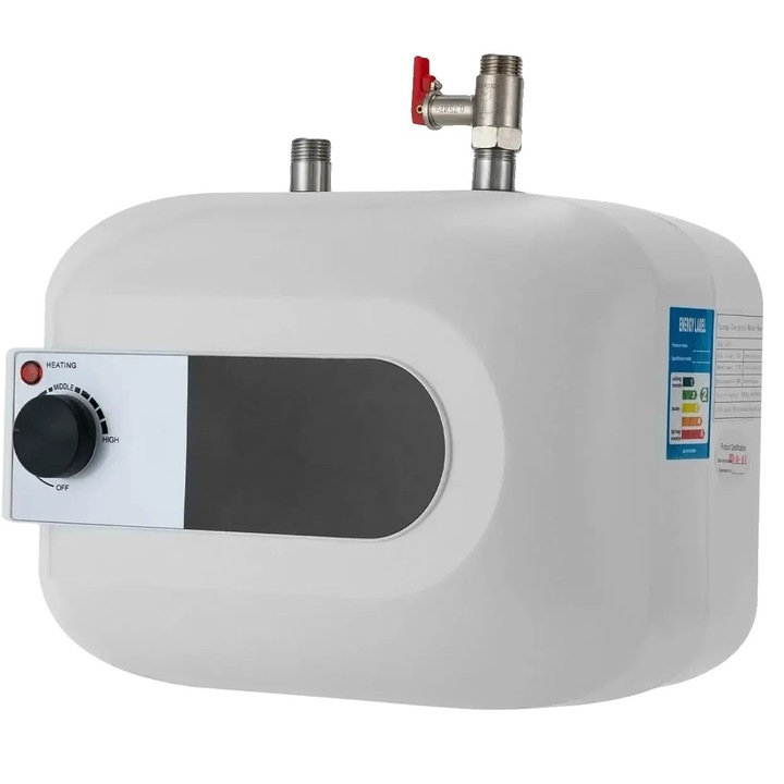 Elektromos vízmelegítő, kompakt, fehér, 1500W, poliuretán hab szigetelés