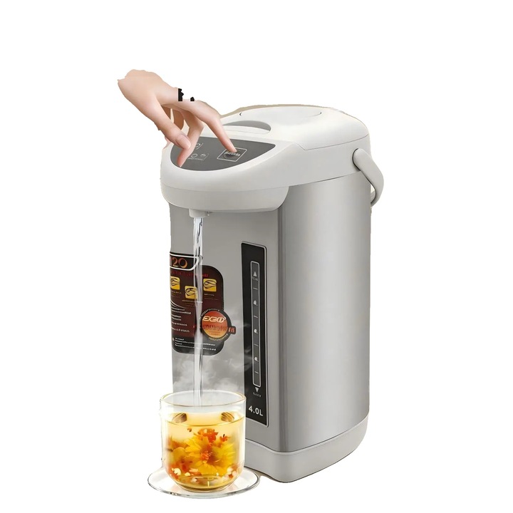 Fierbator electric, display LED, alb, 1L, 1200W