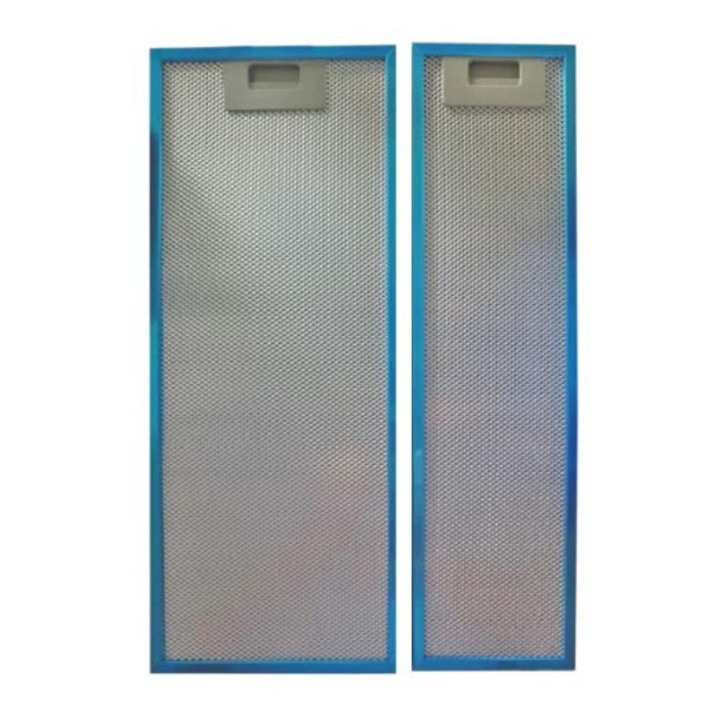 Set filtre hota incorporabil Pyramis, 2 buc, aluminiu, 47.7x20.4cm si 47.7x12.9cm