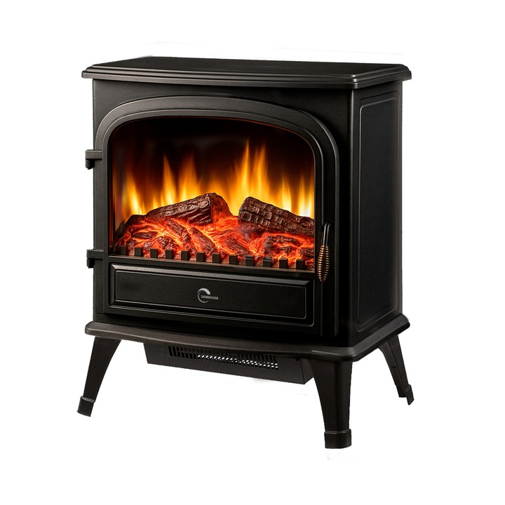 Soba/semineu electric Sannover Tamos 2000 W 63, 5 x 28 x 51 cm