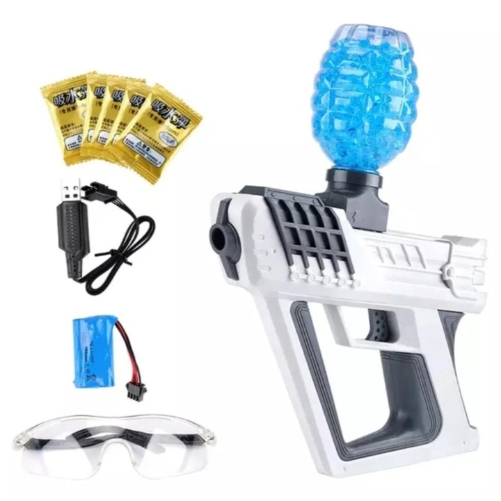 Blaster Vortex, електрически пистолет с водни топчета, напълно автоматичен, висока скорост, безвреден, многоцветен