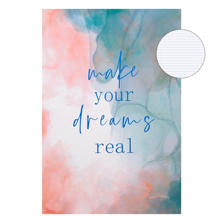 Caiet Studentesc A4 Dictando Coperta Colorata Degrade - 40File