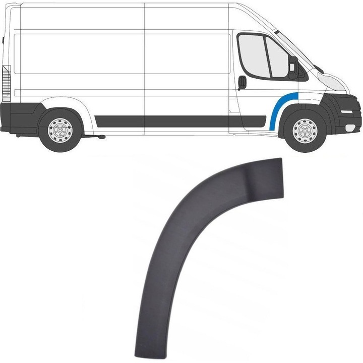 Bandou Usa Fata Pentru Fiat Ducato 2006-2018 / Dreapta