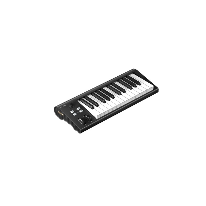 Icon Pro Audio Artist 25 USB MIDI tastatura controler cu 25 de taste sensibile la viteza pentru studio si live