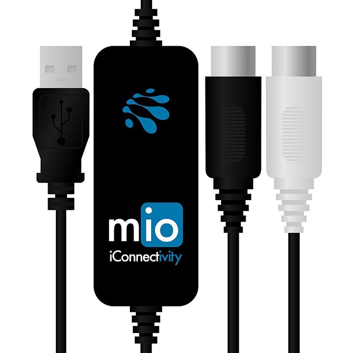 iConnectivity mio 1-in 1-out USB to MIDI Interface pentru Mac si PC