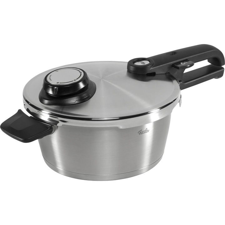 Fissler Vitavit Premium/oala sub presiune (3, 5 L, Ø 22 cm) oala sub presiune din otel inoxidabil, 4 nivele de gatire, inclusiv insert, inductie