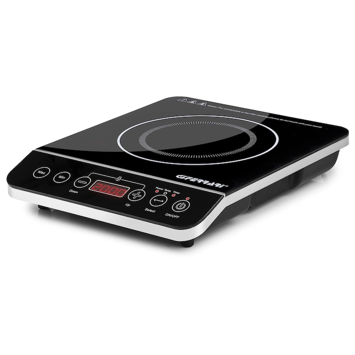 Plita cu inductie Klarstein Kochheld, 3 zone, 5700 W, 45 cm, sticla ceramica