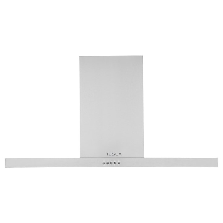Hota Crown HC 602 BK, 3 trepte putere, Iluminare LED, 500 m³/h, 60 cm, Clasa D, Neagra