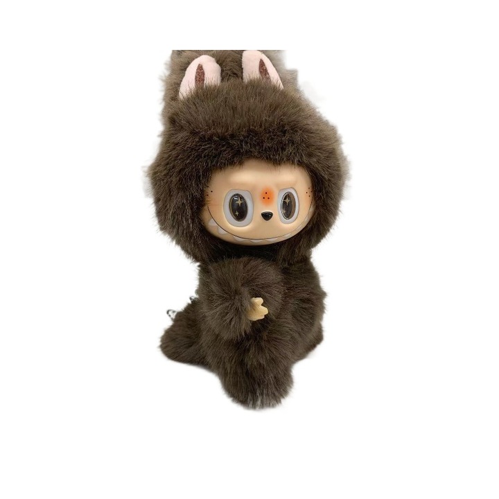 Set Jucarii de Plus 20 cm - Liderul Mic Maro + Ingerul Mic Alb, Design Detaliat