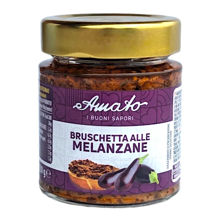 Conservă Amato Bruschetta cu Vinete 130g