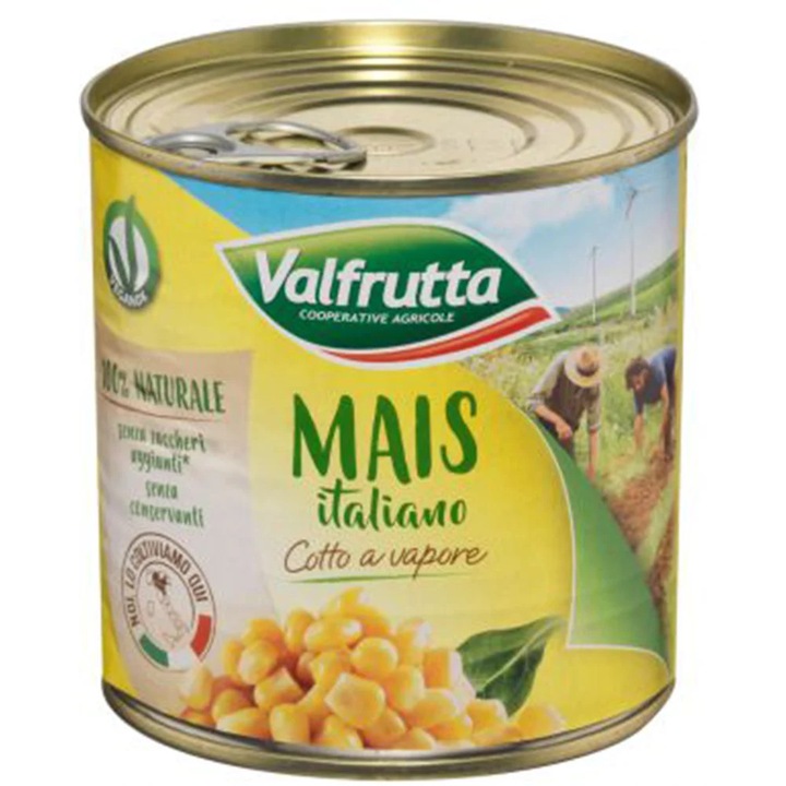 Conserva legume, Valfrutta, porumb, 326g