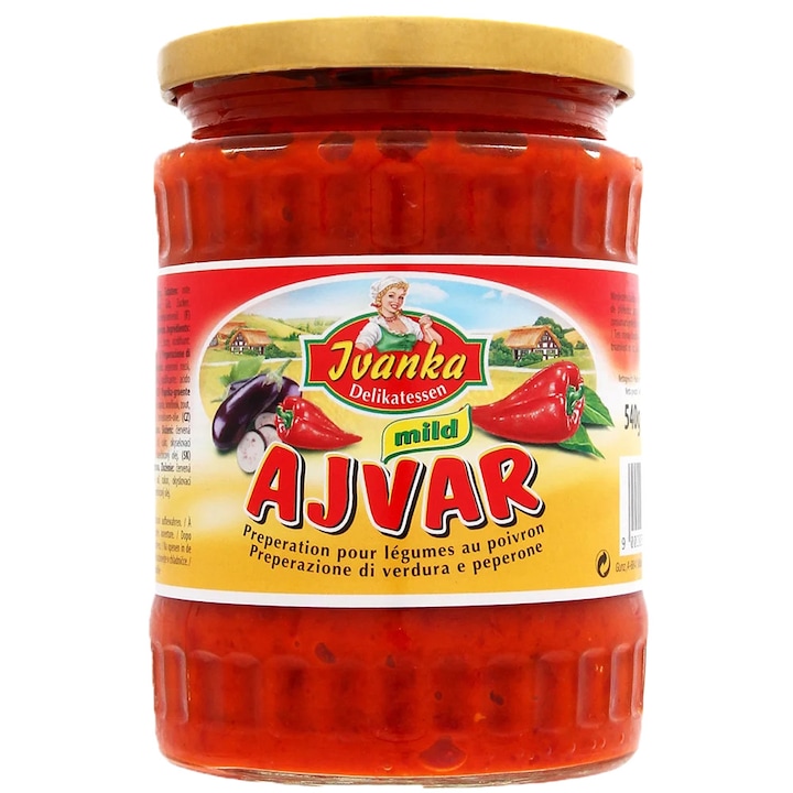Conservă legume, Ivanka, Ajvar dulce, 540g