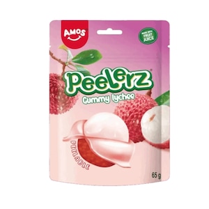 Jeleuri AMOS Peelerz Gummy Lychee 65g