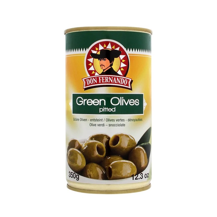 Conserva masline Don Fernando, verzi fara samburi, 350g