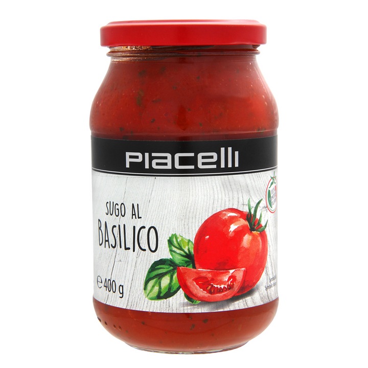 Sos de paste Piacelli Sugo al Basilico 400g