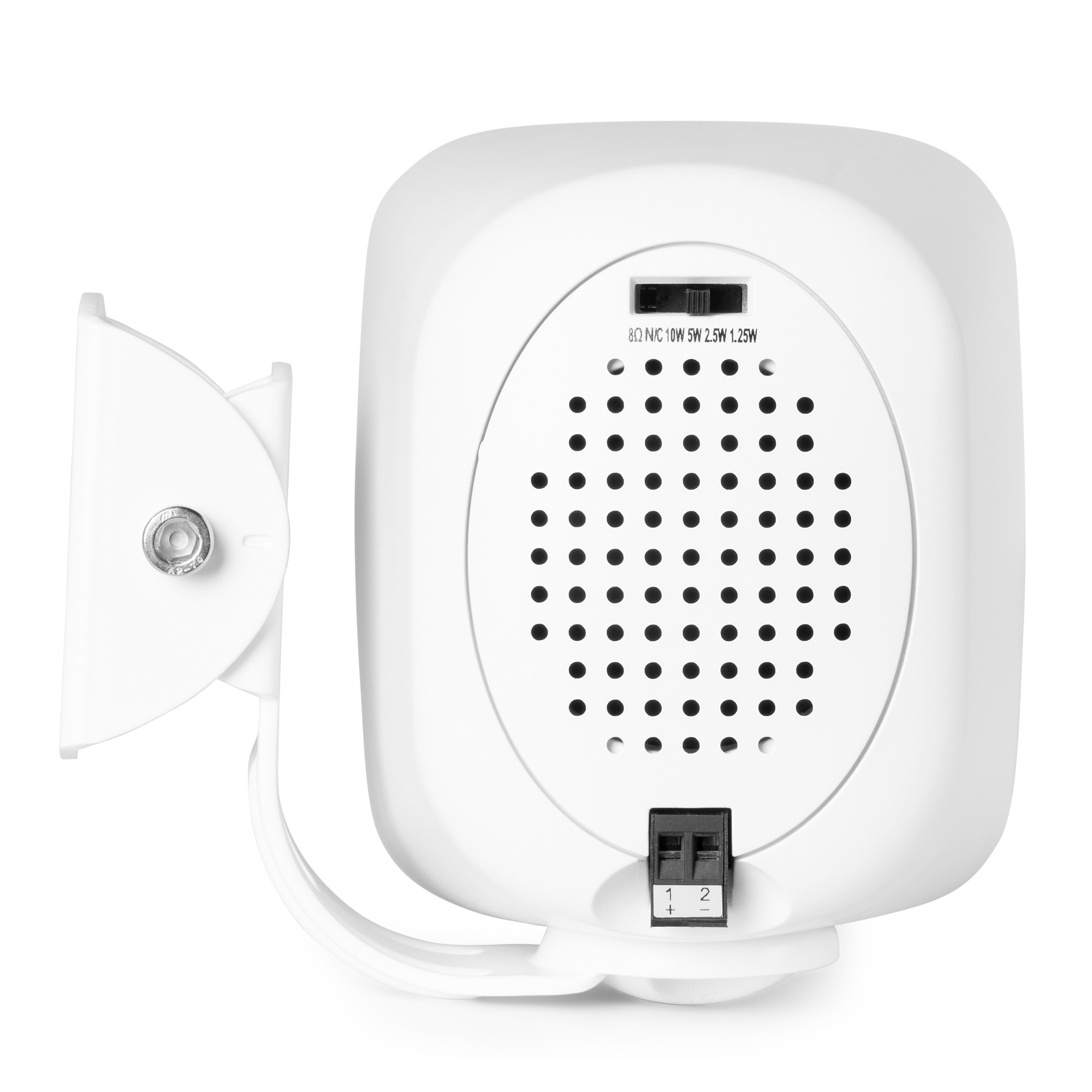 Boxă de exterior Power Dynamics, 10W RMS, IPX5, alb, 140x100x122mm