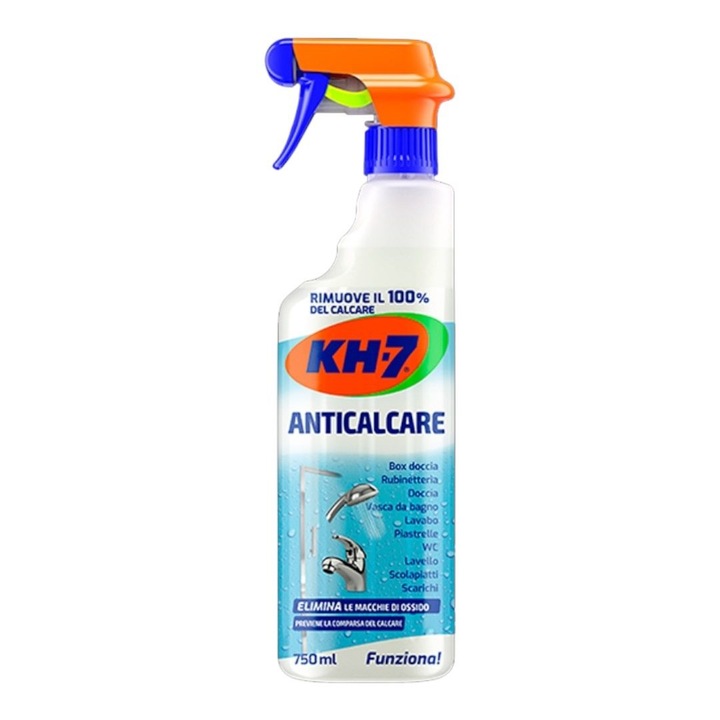 Anticalcar spumă KH7 Forte 780ml, lichid, parfum plăcut, universal