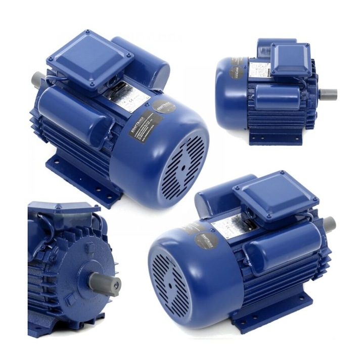 Egyfázisú villanymotor 3 kW, 1430 ford/perc, 220 V, Kraft