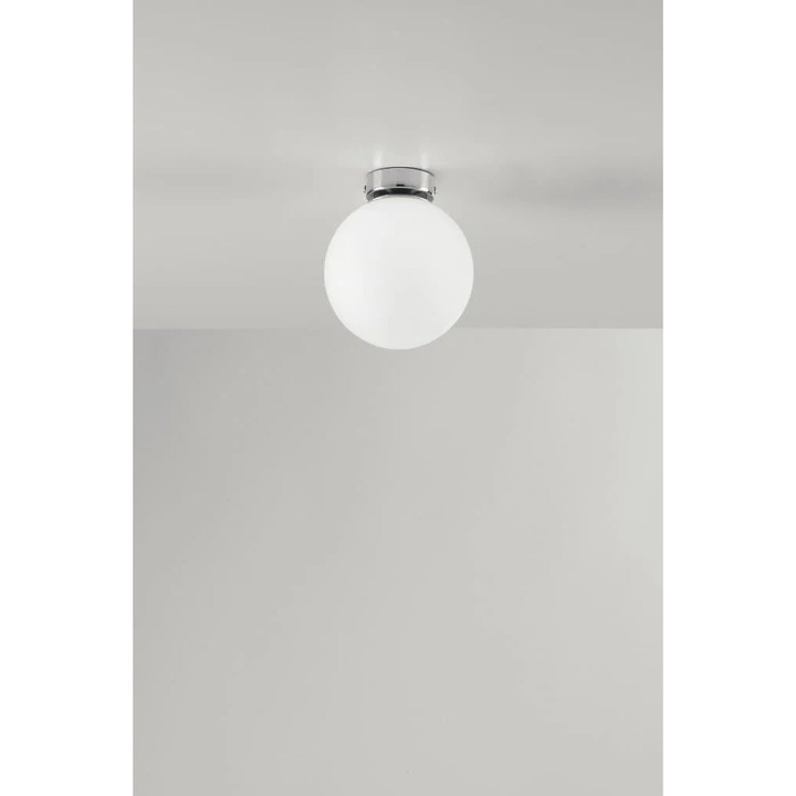 Plafoniera LUCE Ambiente Design, crom, 1 bec G9, 15x17cm, alb