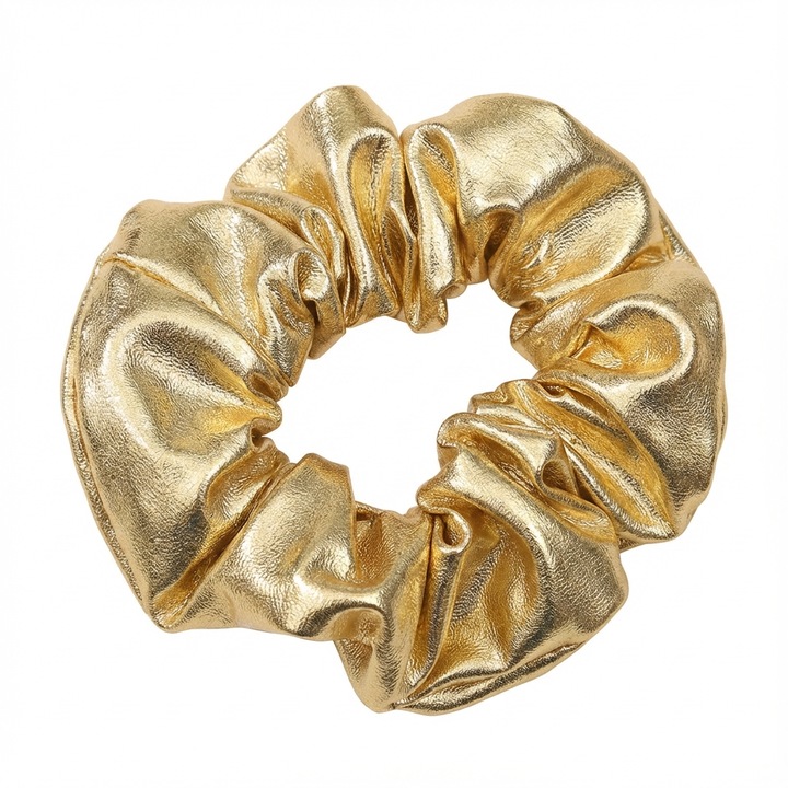 Elastic de Par Scrunchie „Aurora Aurie” – Accesoriu Elegant, Stralucitor si Confortabil pentru Fete, Ideal pentru Ocazii Speciale si Zilnice