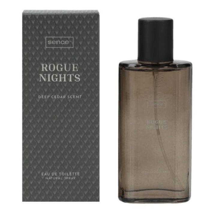 Apa de toaleta SENCE Rogue Nights Deep Cedar, pentru barbati, spray, 30 ml