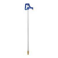 Cismă de curte rezistentă la îngheț, G 3/4, maner cu parghie + roată, gri, 980x215x79mm