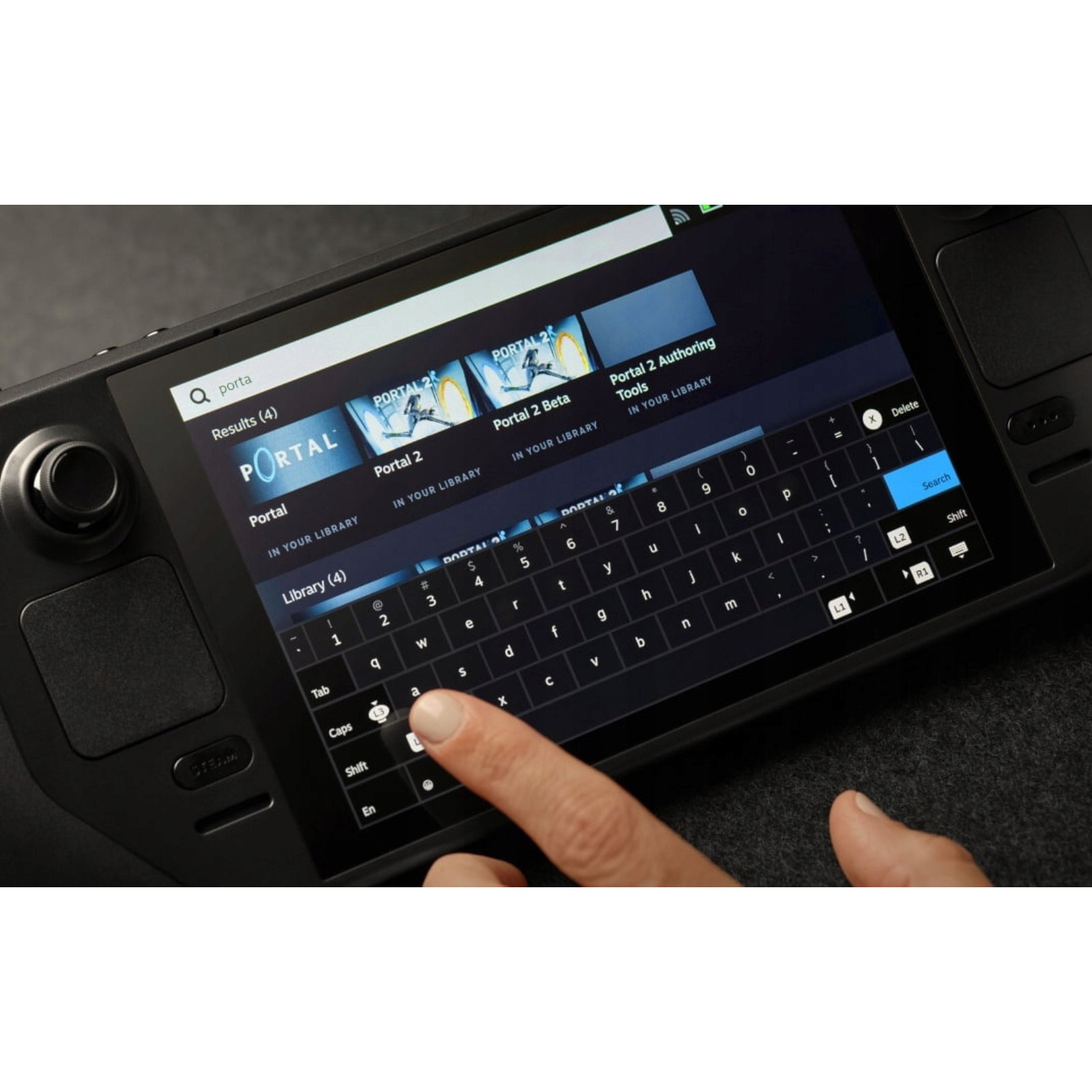 Consola Portabila Valve Steam Deck AMD Zen 2 16GB 256GB SSD 7" IPS PENTRU JOCURI