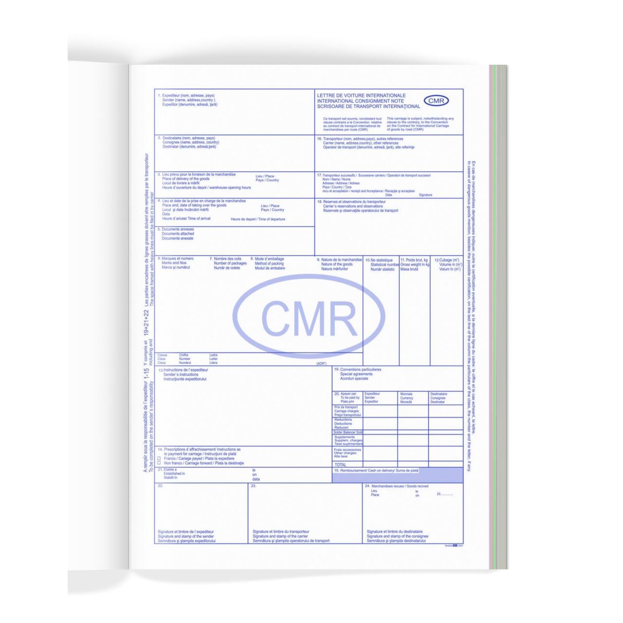 CMR A4 in 3 exemplare 25 seturi/carnet 75 file - eMAG.ro