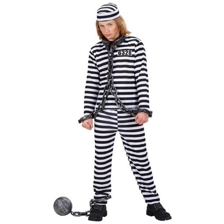 Costum Detinut Dungi Copii - 5-7 ani / 128 cm Widmann