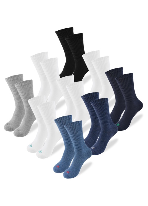 Set 9 Perechi Sosete Barbati, SCOTCH&SODA, Lungi, Bumbawqfwqd Multicolor, 41-46, Multicolor, 41-46