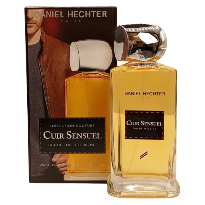 Parfum barbatesc Daniel Hechter, Collection Couture Cuir Sensuel, lemnos, 100 ml