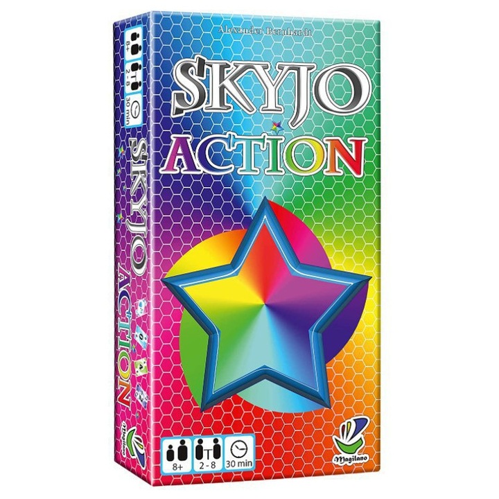 YDCY SKYJO JUNIOR kártyajáték, színes dobozban, 2-8 játékos, vízálló