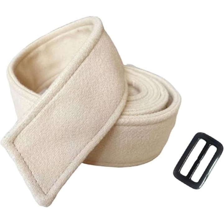 Női széles gyapjúöv, YDCY, 175CM, fekete csattal