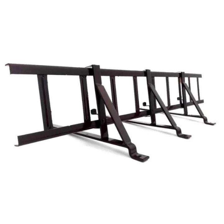 Set parazapada grilaj acoperis tigla metalica 2 m cu 3 suporti, maro
